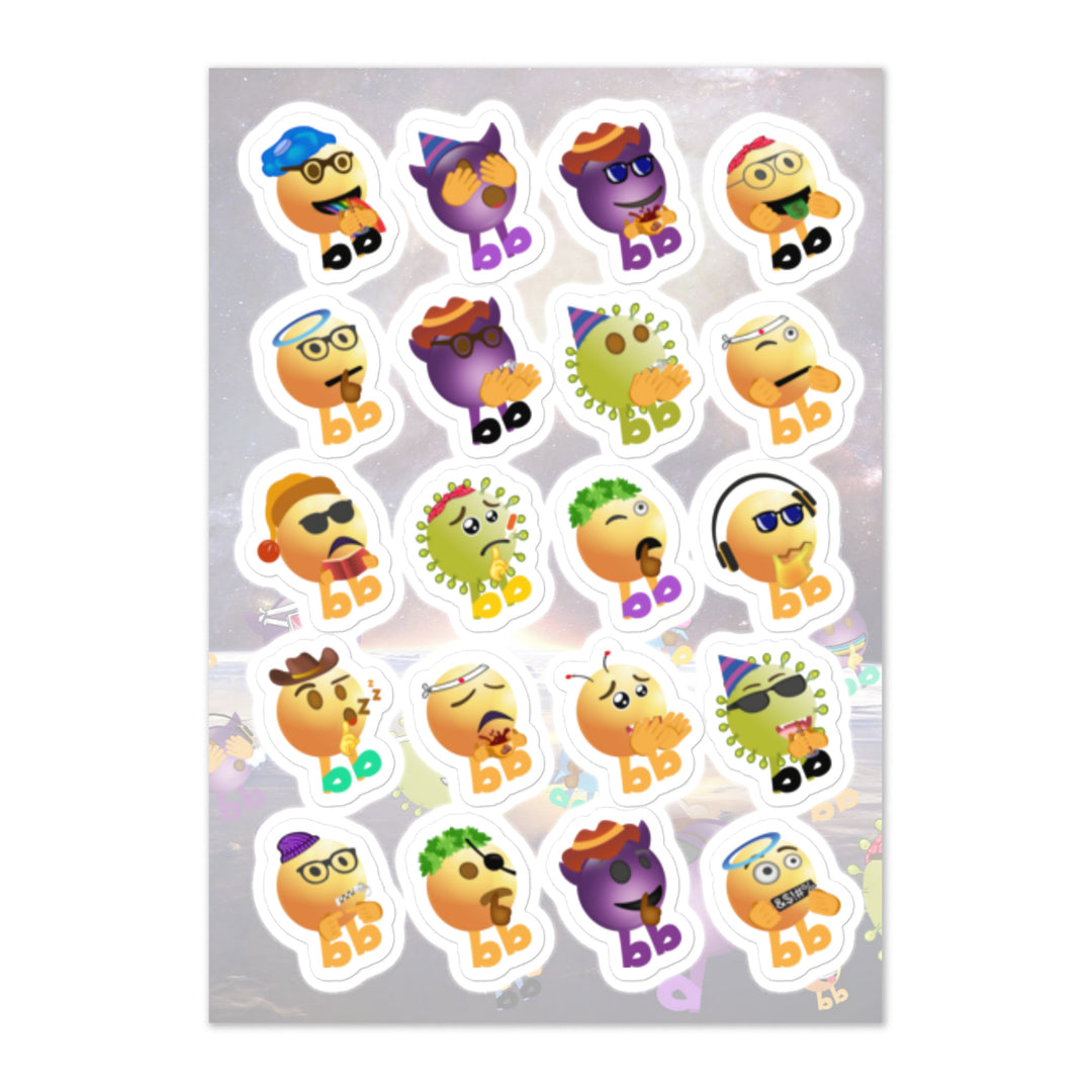 Megabb Buddy Stickers - Emojibb