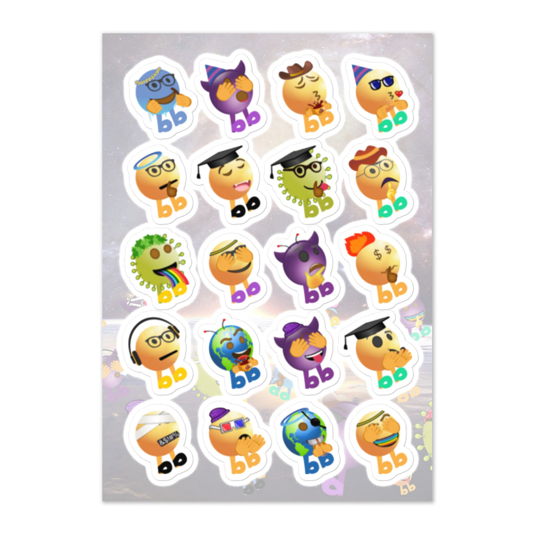 Megabb Buddy Stickers - Emojibb