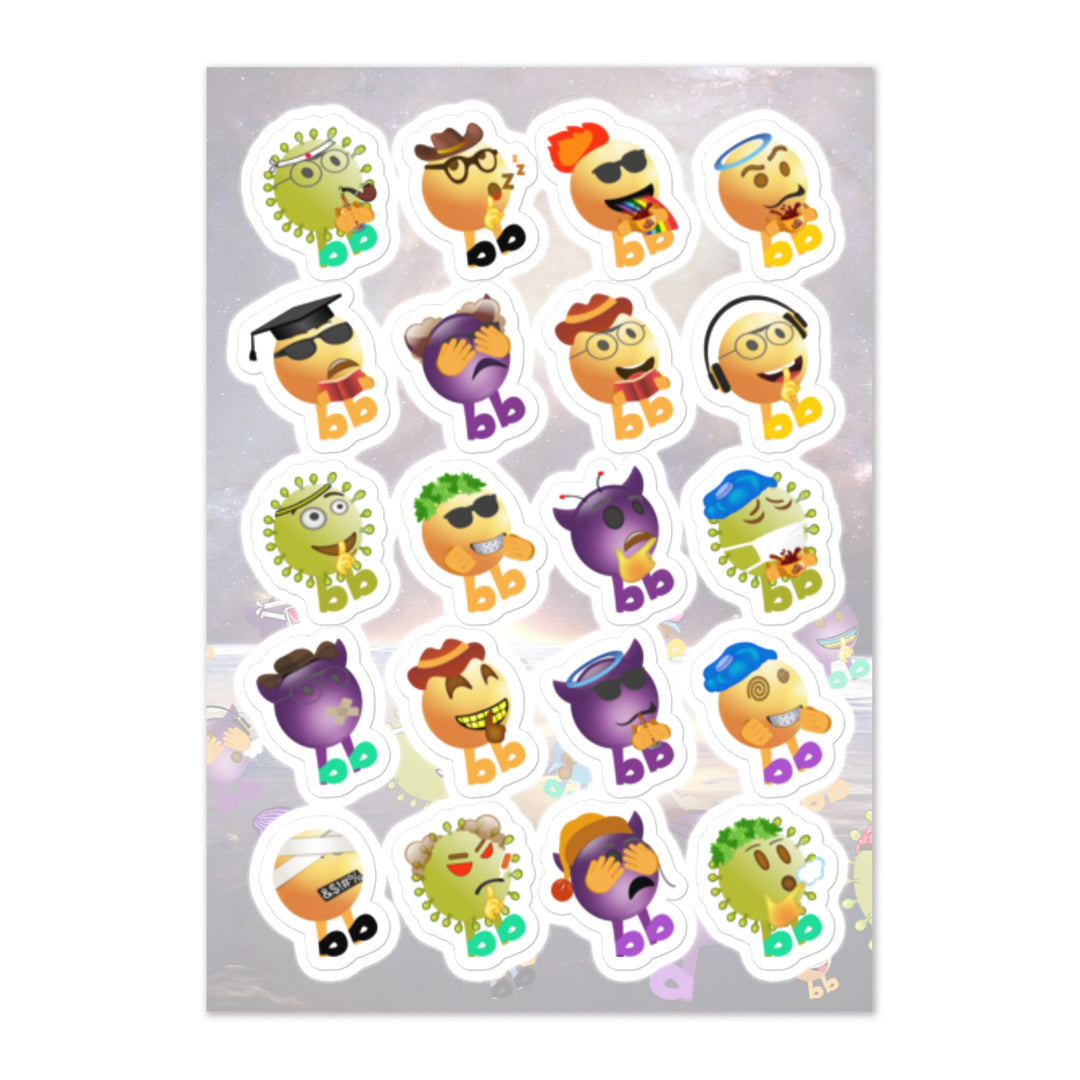 Megabb Buddy Stickers - Emojibb