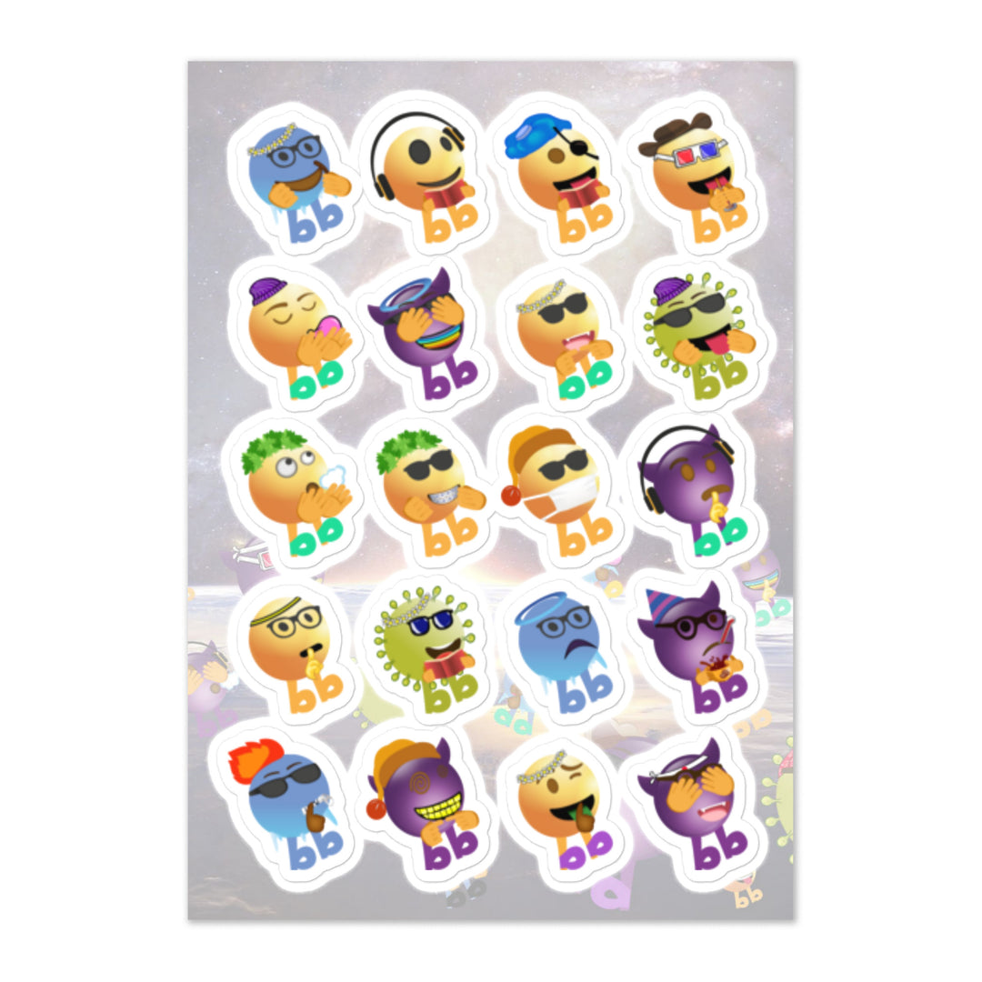 Megabb Buddy Stickers - Emojibb