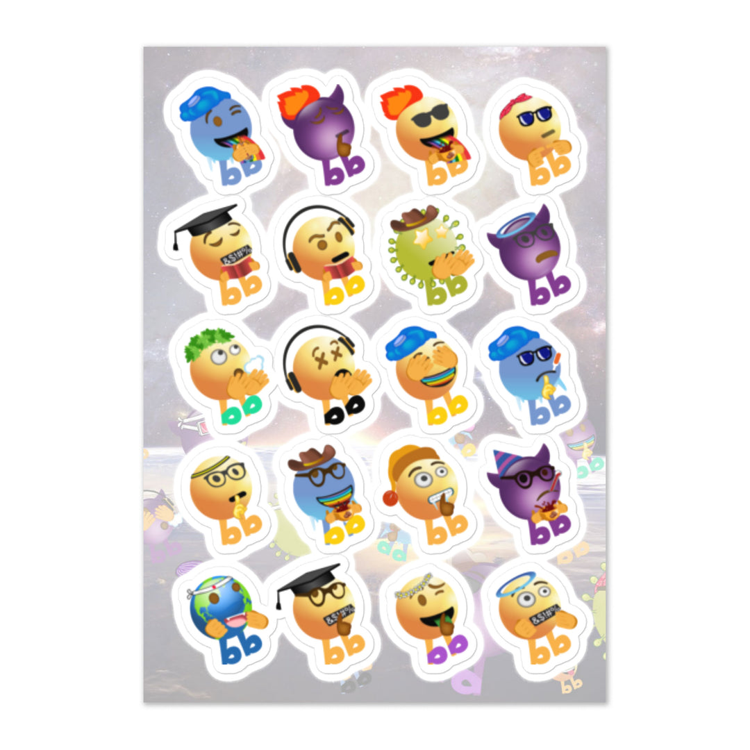 Megabb Buddy Stickers - Emojibb