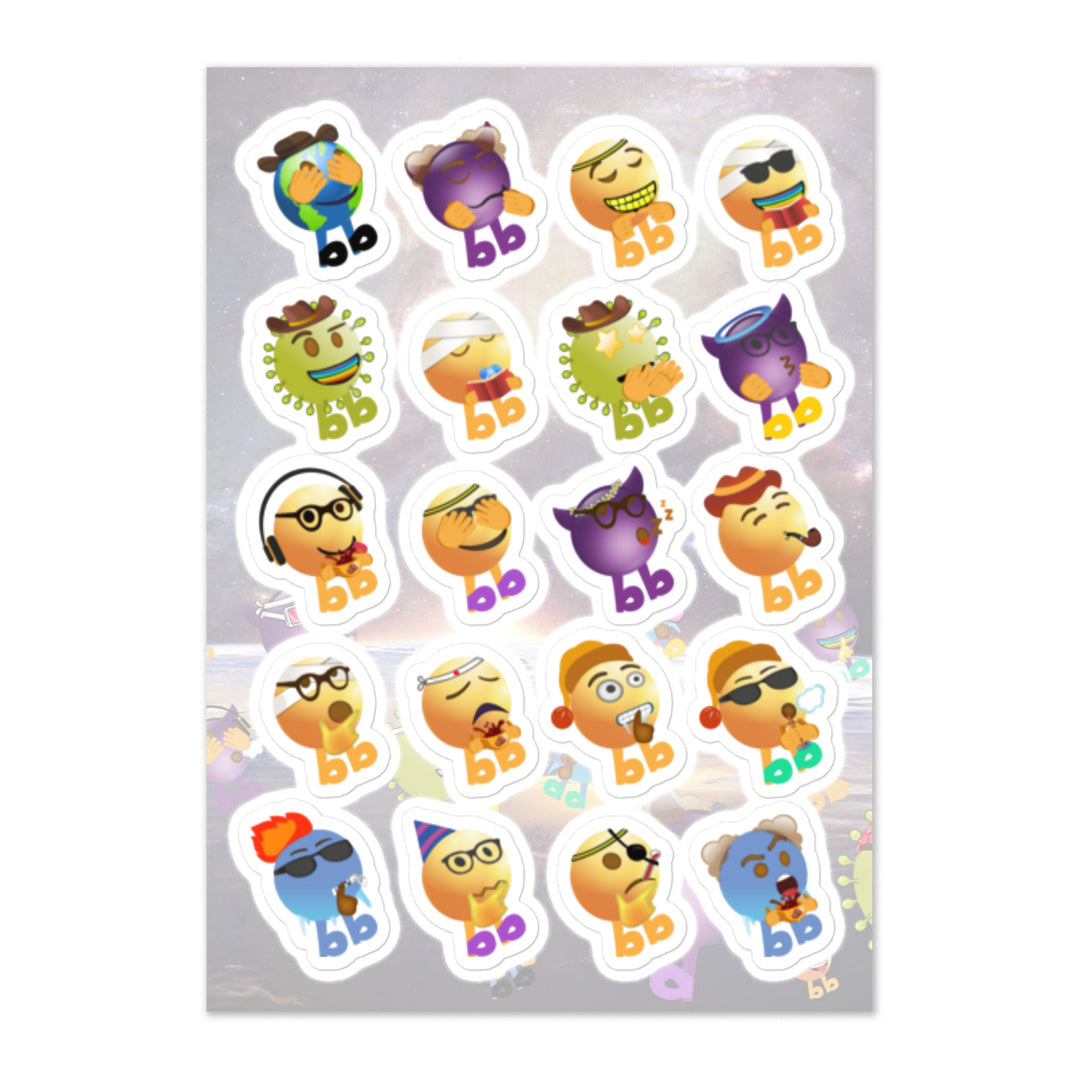 Megabb Buddy Stickers - Emojibb