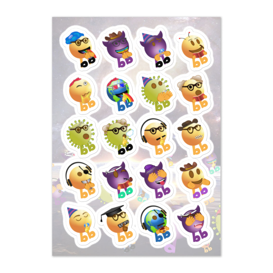 Megabb Buddy Stickers - Emojibb