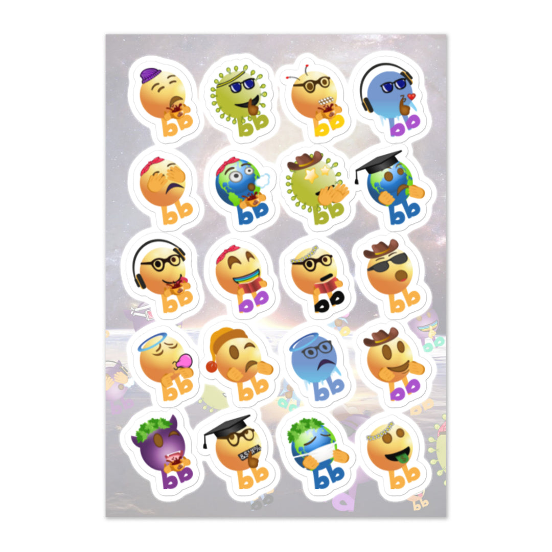 Megabb Buddy Stickers - Emojibb