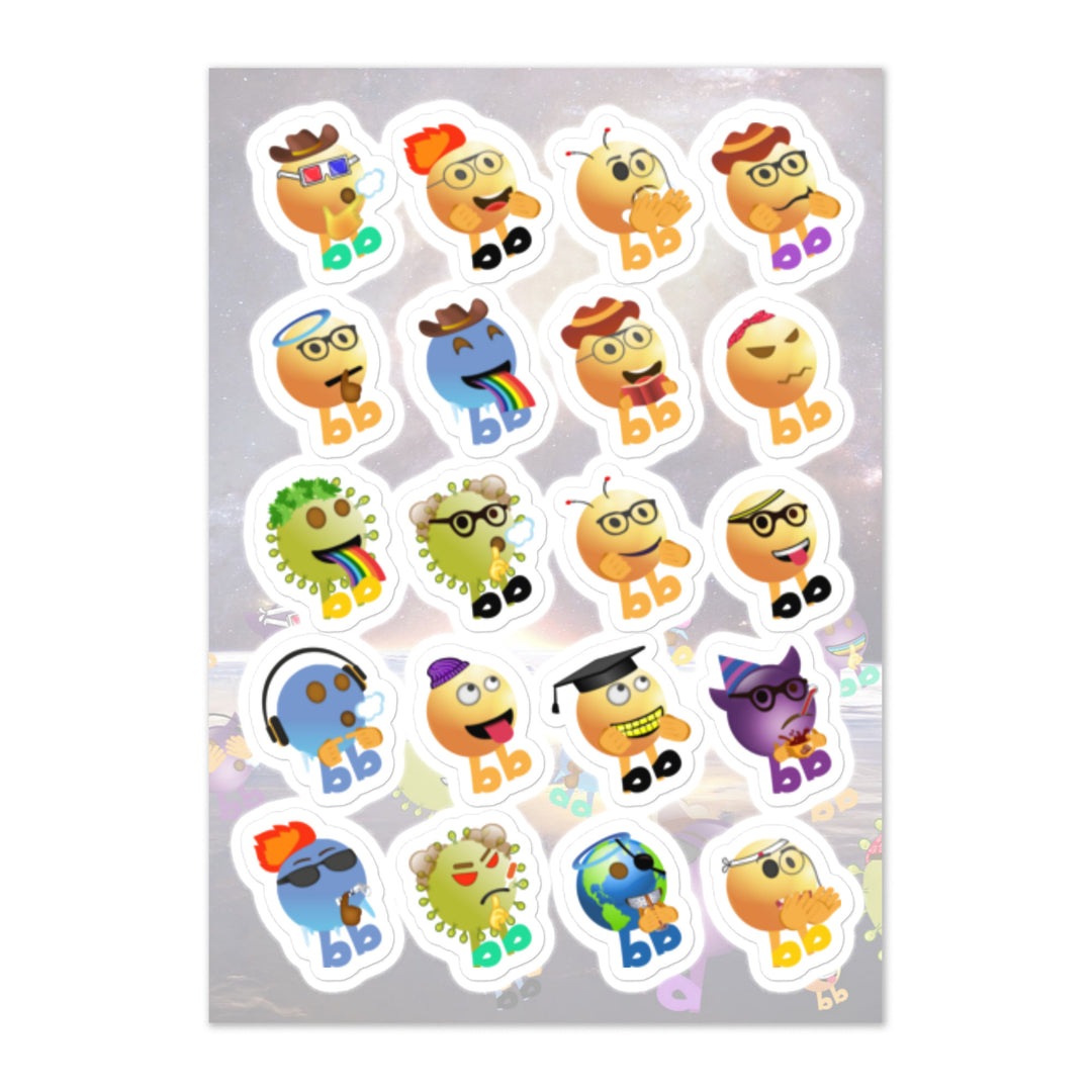 Megabb Buddy Stickers - Emojibb