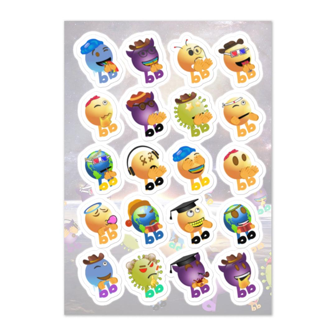 Megabb Buddy Stickers - Emojibb