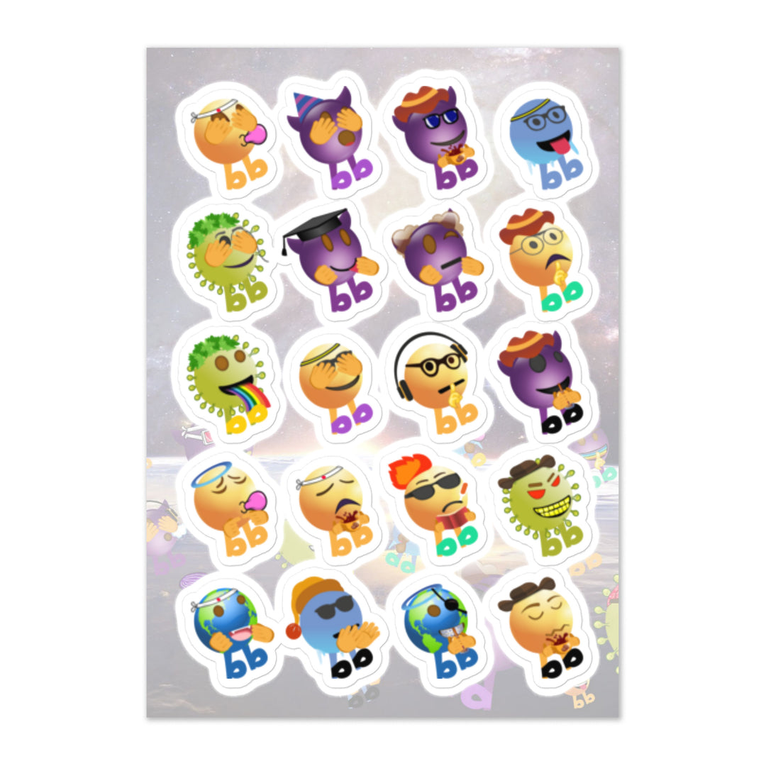 Megabb Buddy Stickers - Emojibb