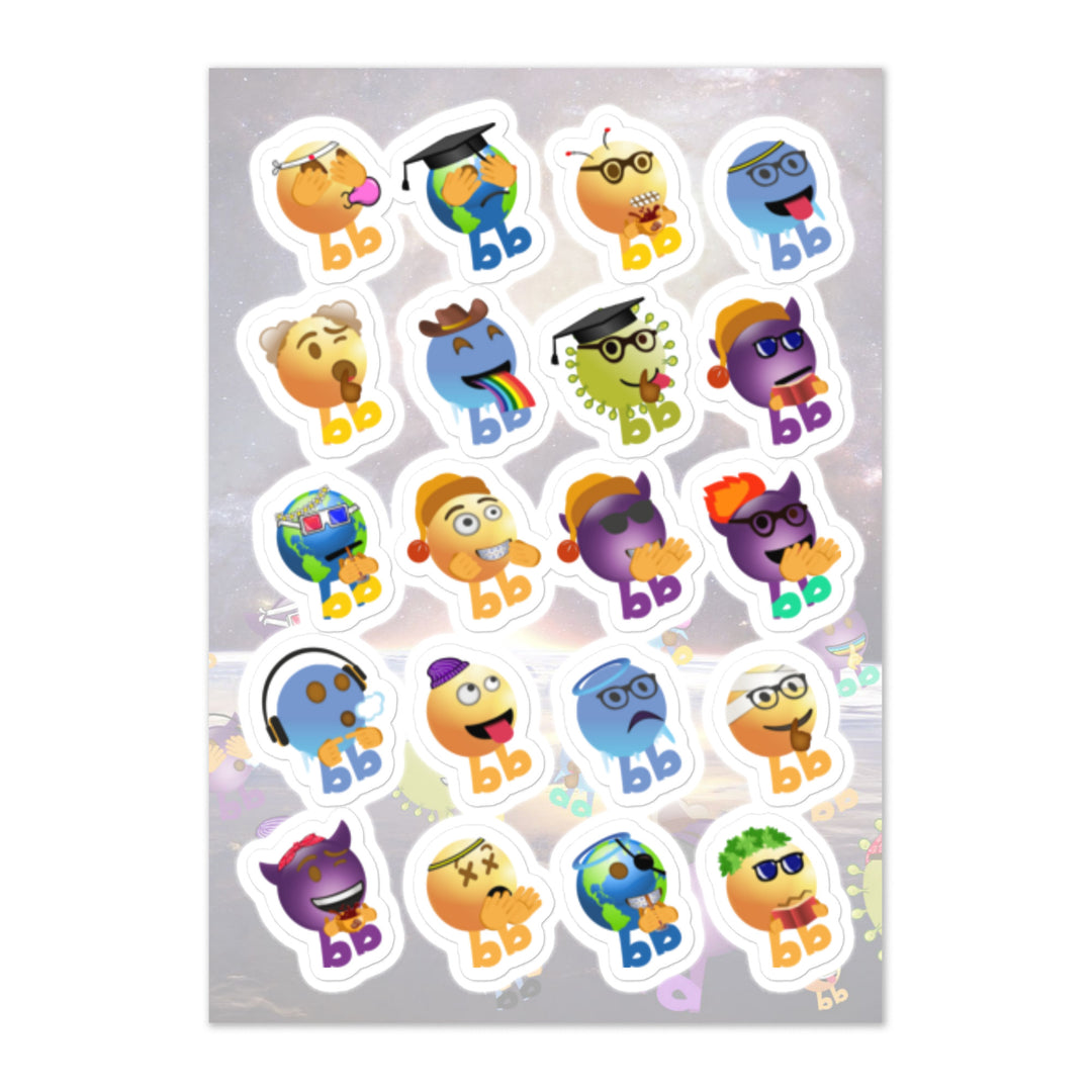 Megabb Buddy Stickers - Emojibb