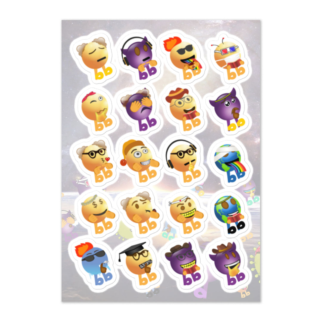 Megabb Buddy Stickers - Emojibb