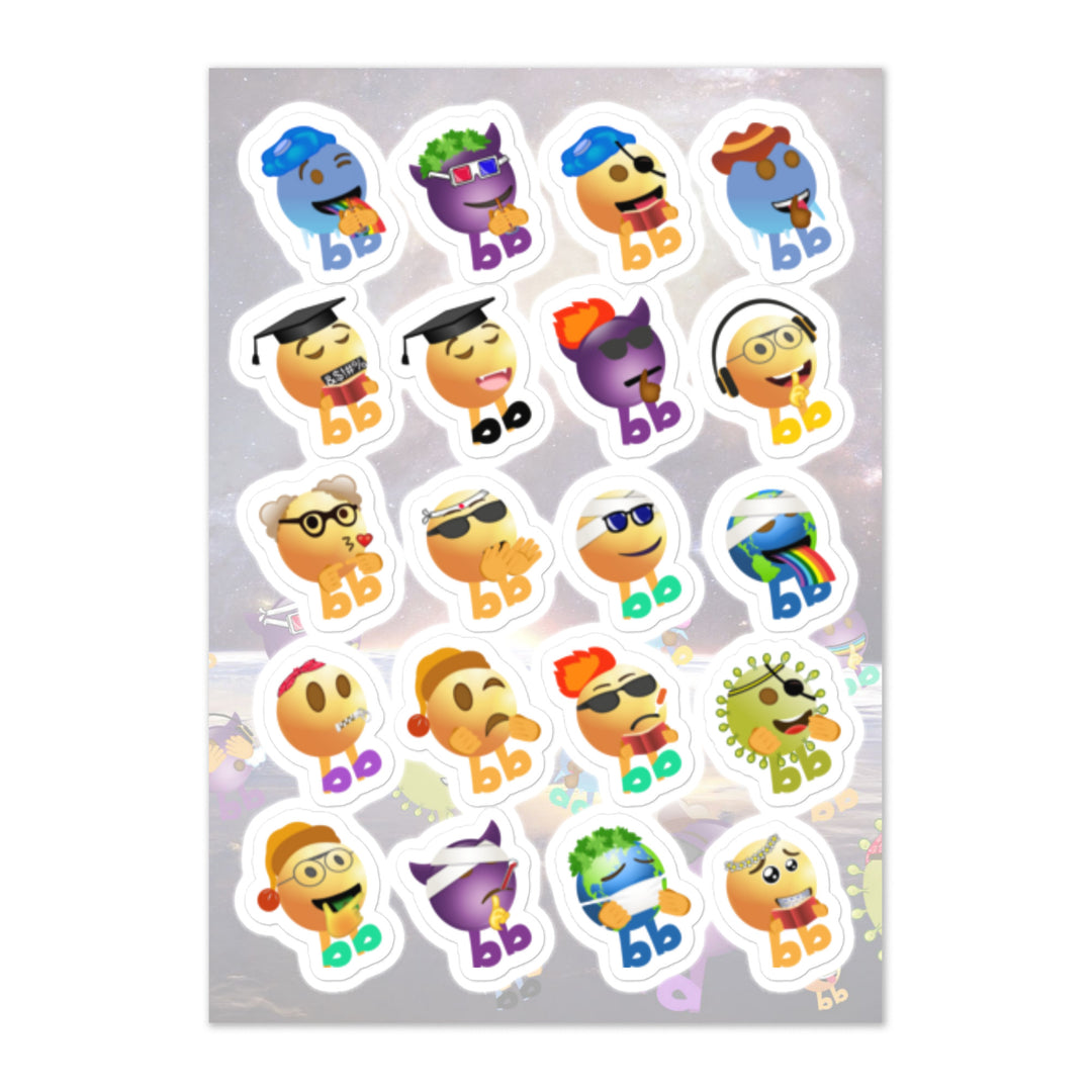 Megabb Buddy Stickers - Emojibb