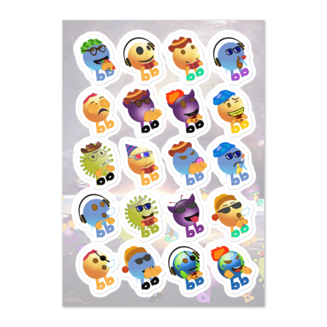 Megabb Buddy Stickers - Emojibb