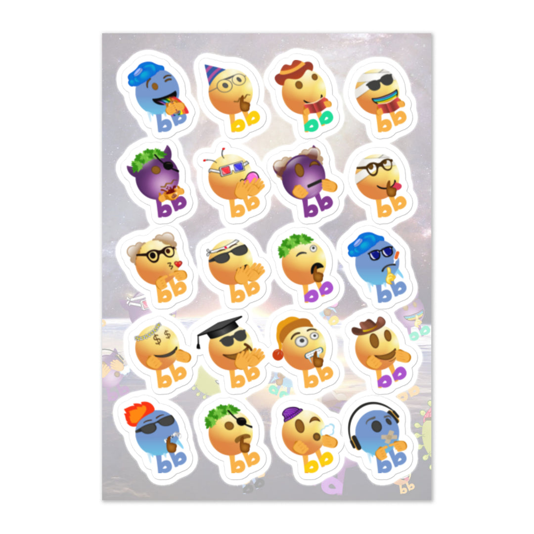 Megabb Buddy Stickers - Emojibb