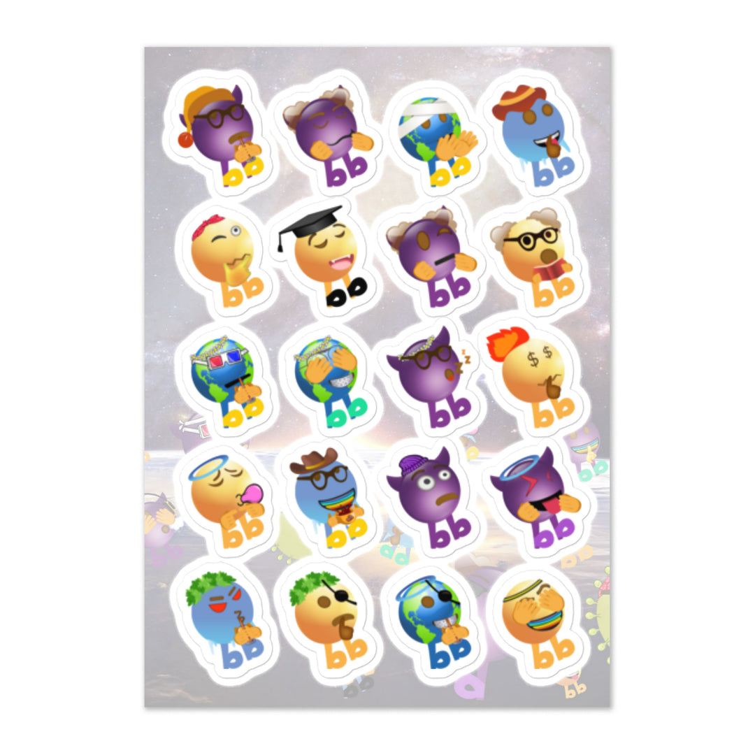 Megabb Buddy Stickers - Emojibb