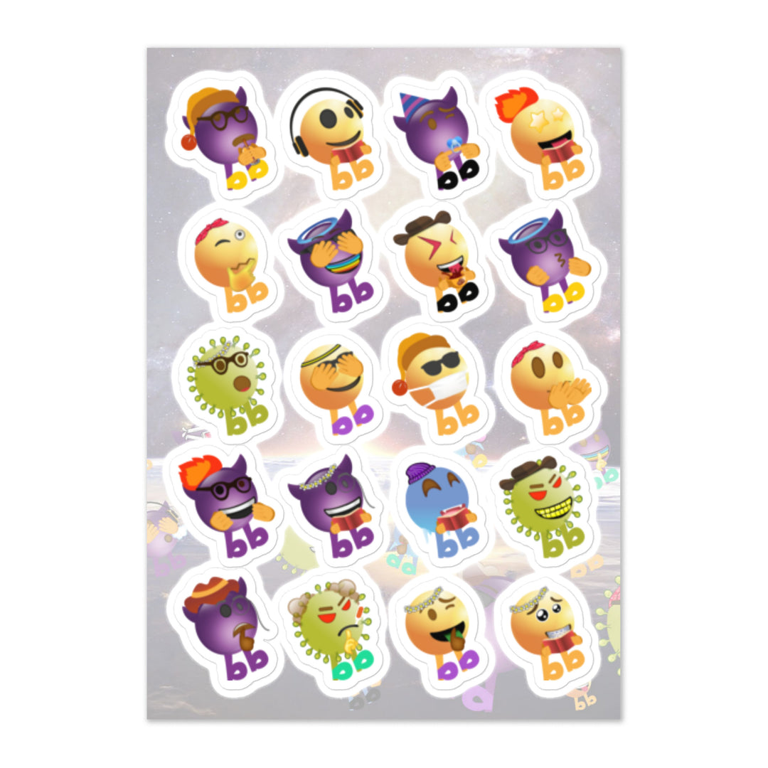 Megabb Buddy Stickers - Emojibb