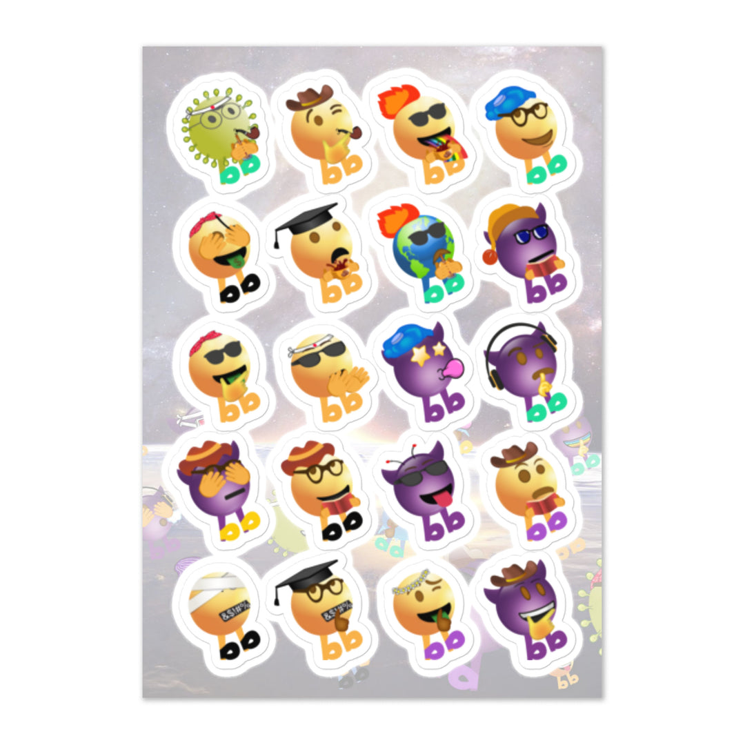 Megabb Buddy Stickers - Emojibb