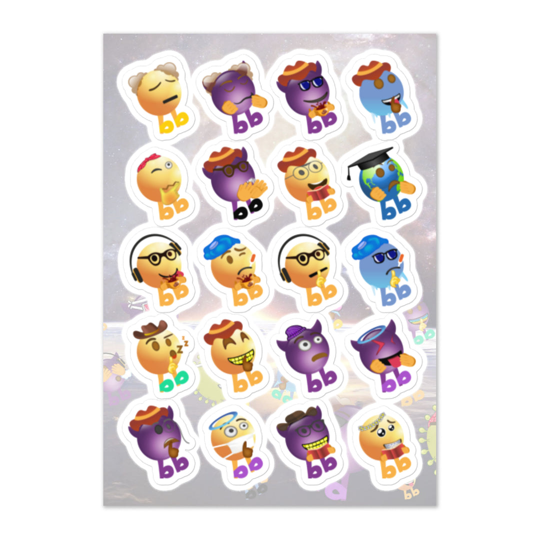 Megabb Buddy Stickers - Emojibb