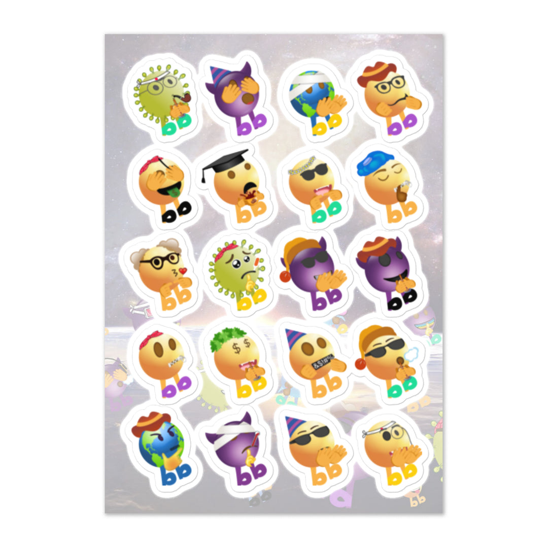 Megabb Buddy Stickers - Emojibb