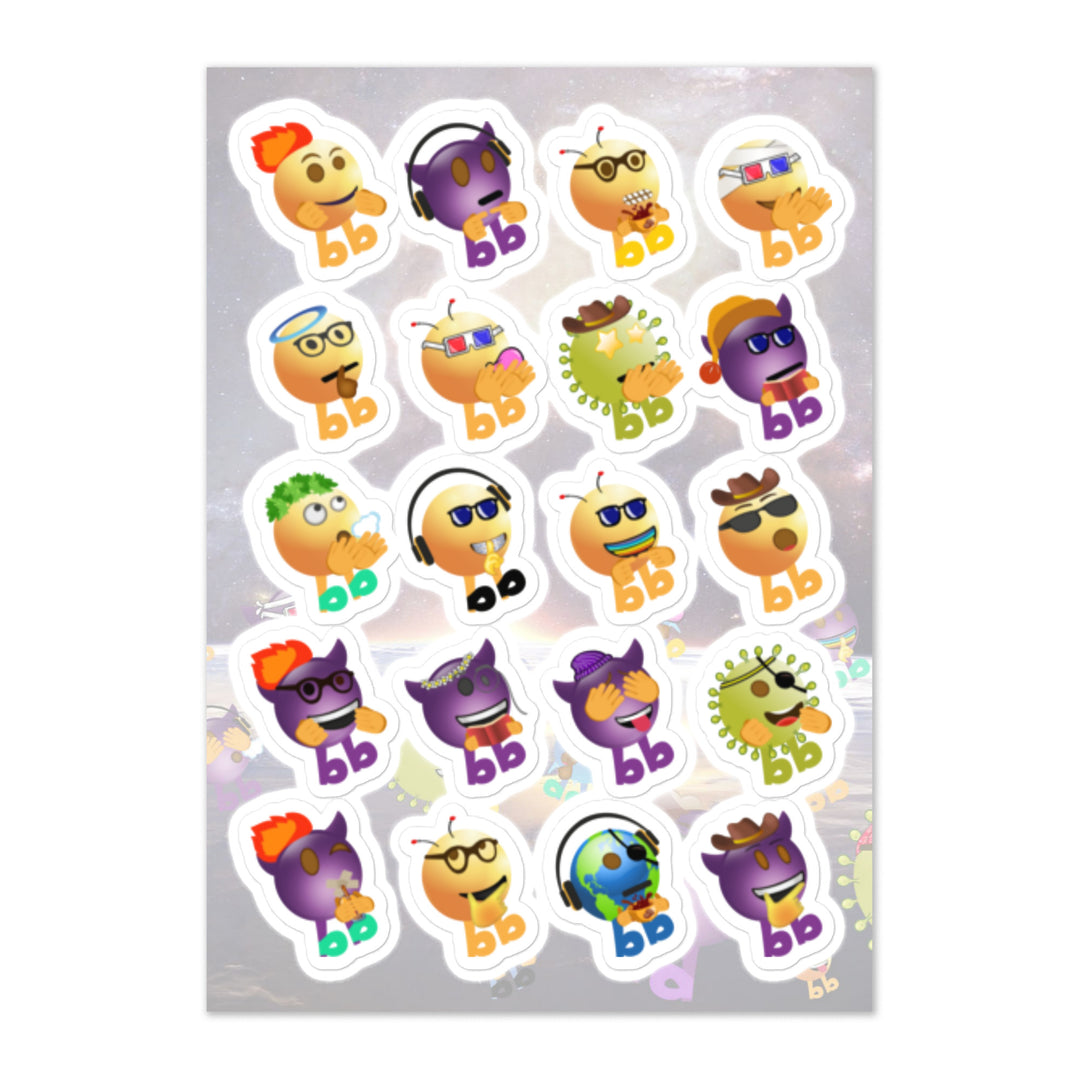 Megabb Buddy Stickers - Emojibb