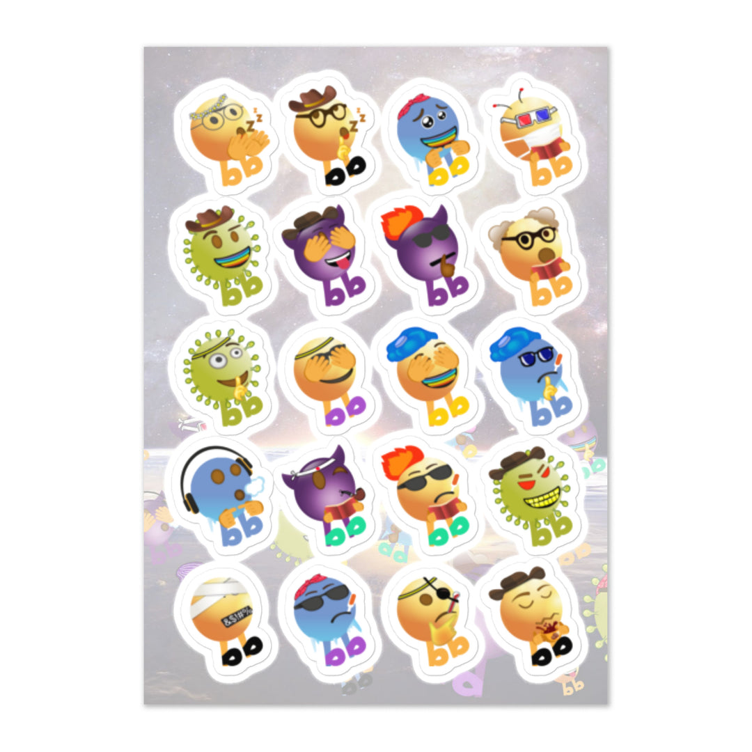 Megabb Buddy Stickers - Emojibb