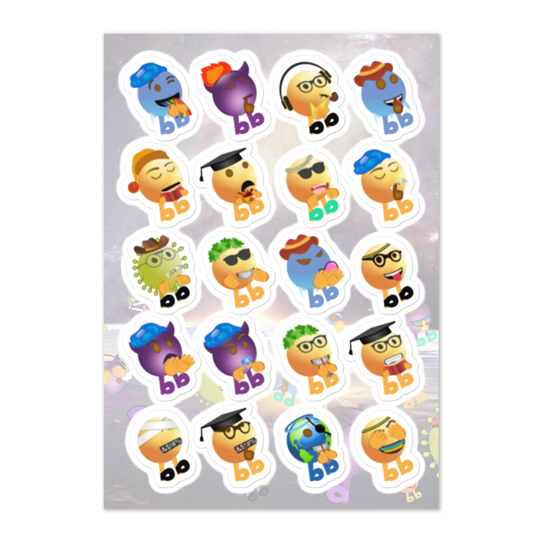 Megabb Buddy Stickers - Emojibb