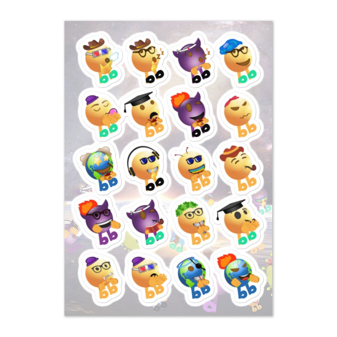 Megabb Buddy Stickers - Emojibb