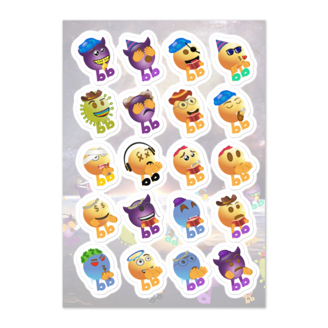 Megabb Buddy Stickers - Emojibb