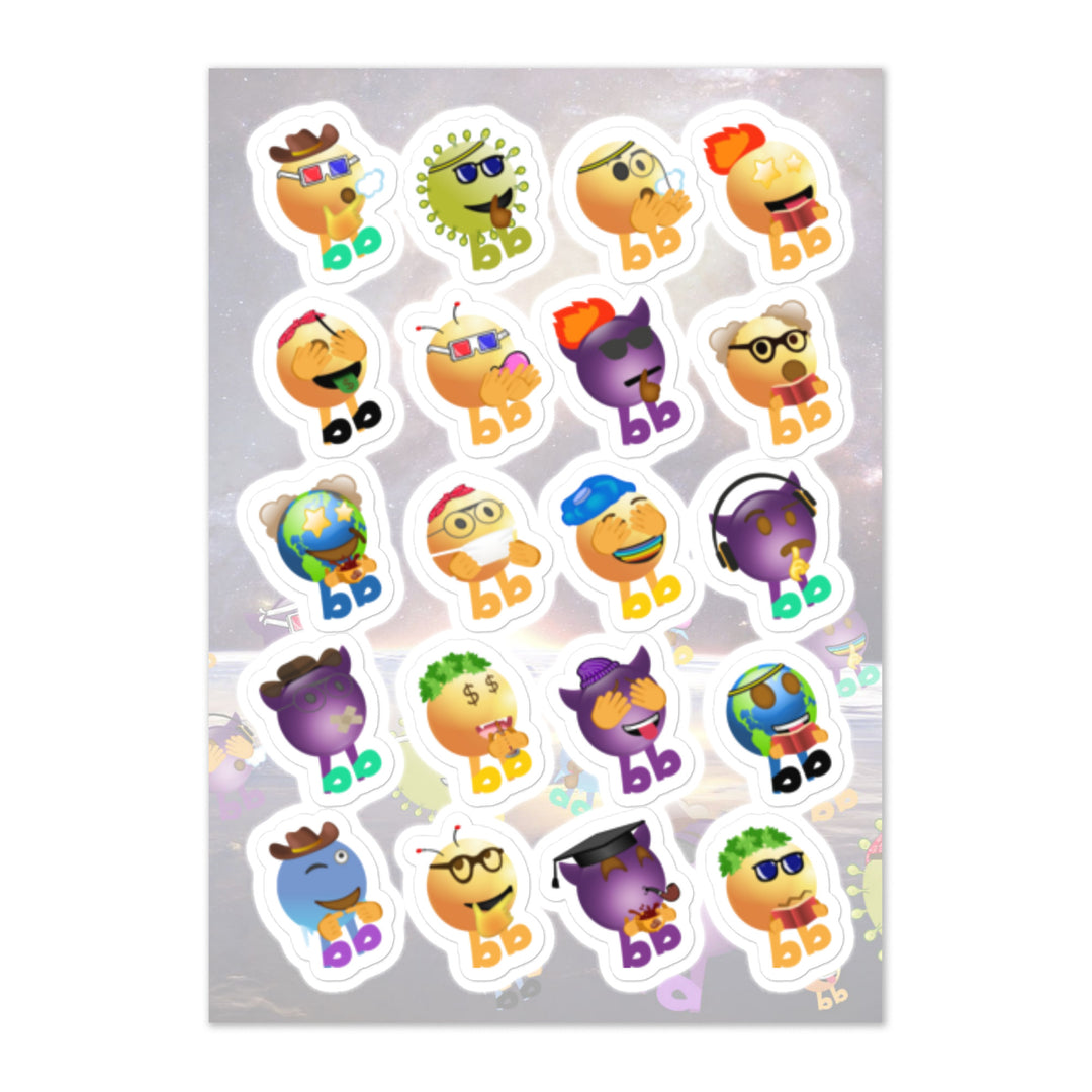 Megabb Buddy Stickers - Emojibb