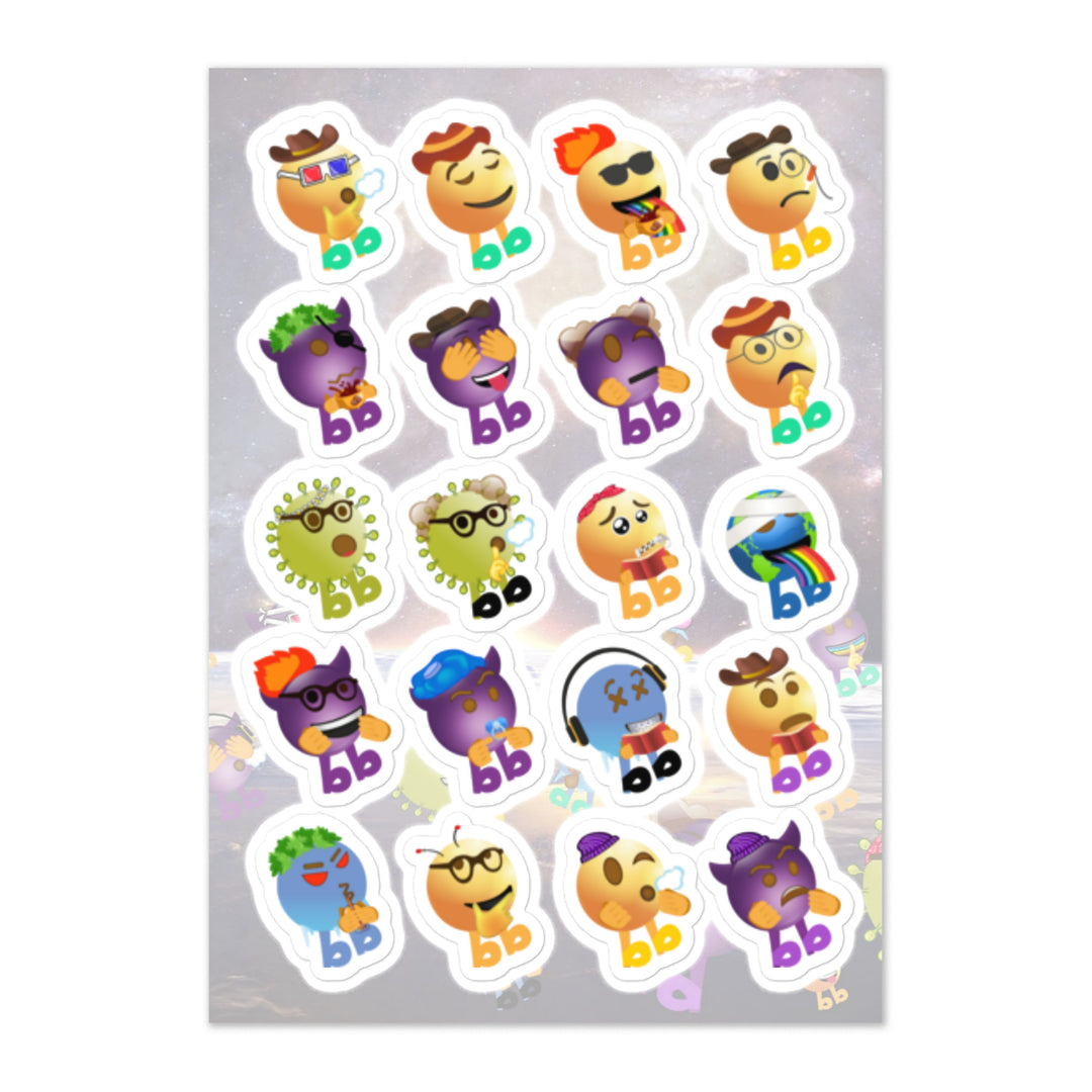 Megabb Buddy Stickers - Emojibb