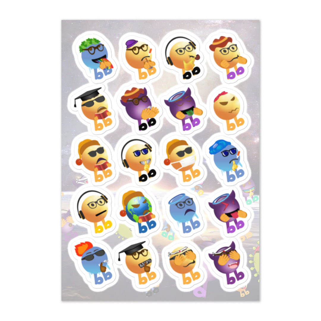 Megabb Buddy Stickers - Emojibb