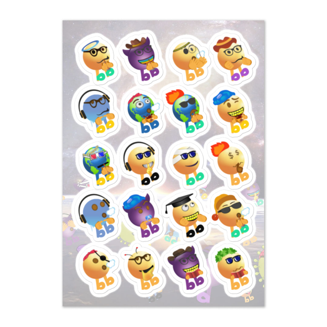 Megabb Buddy Stickers - Emojibb