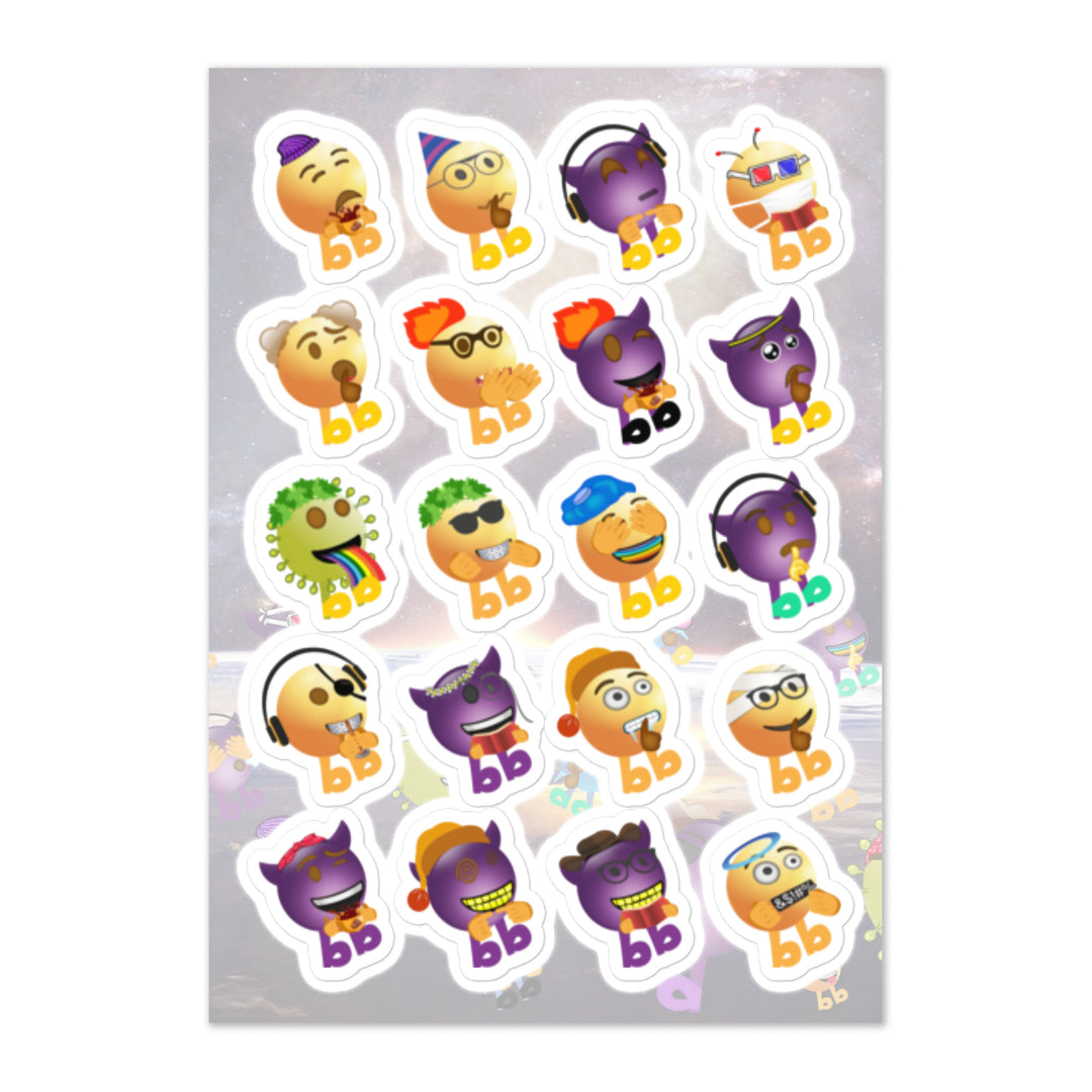 Megabb Buddy Stickers - Emojibb