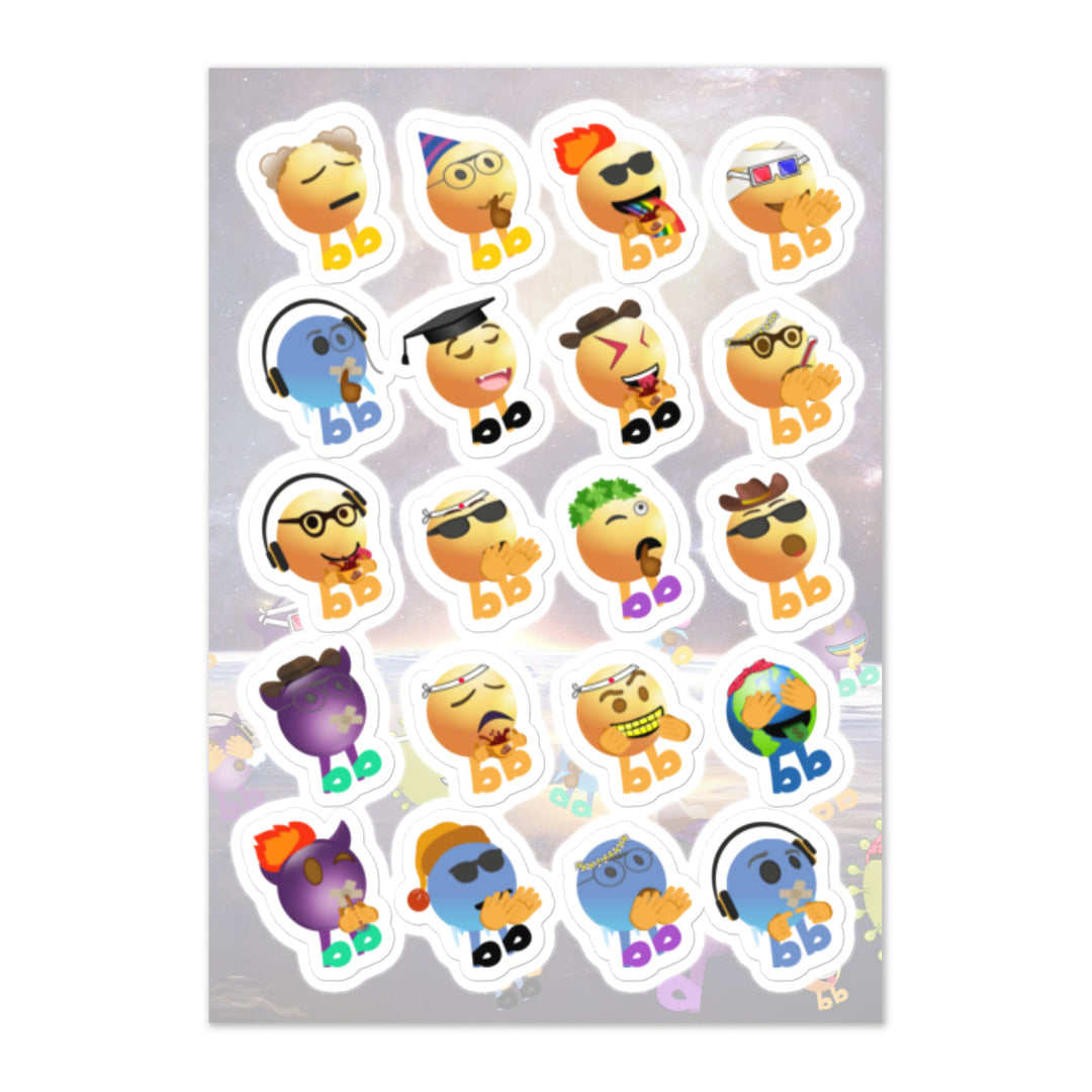 Megabb Buddy Stickers - Emojibb