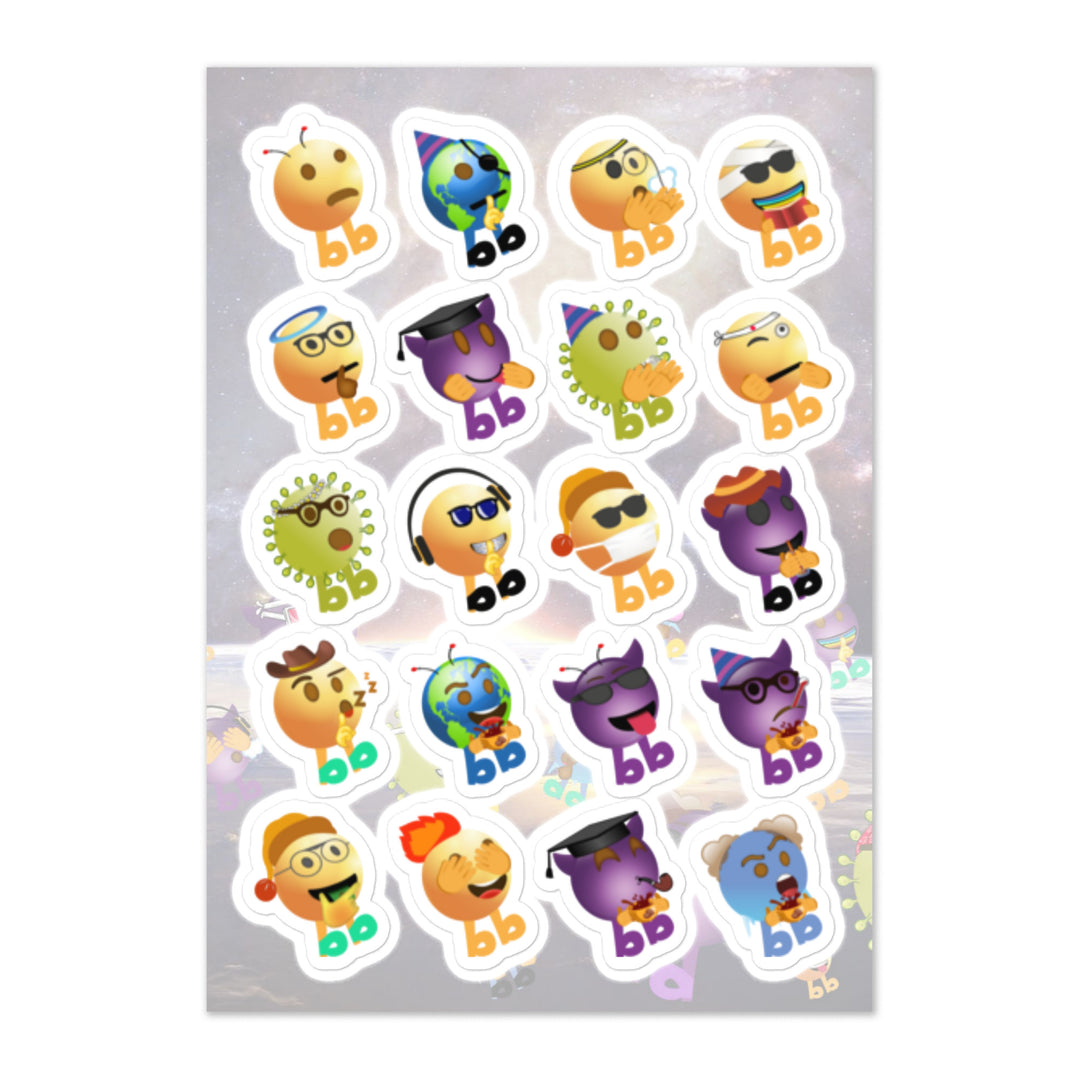 Megabb Buddy Stickers - Emojibb