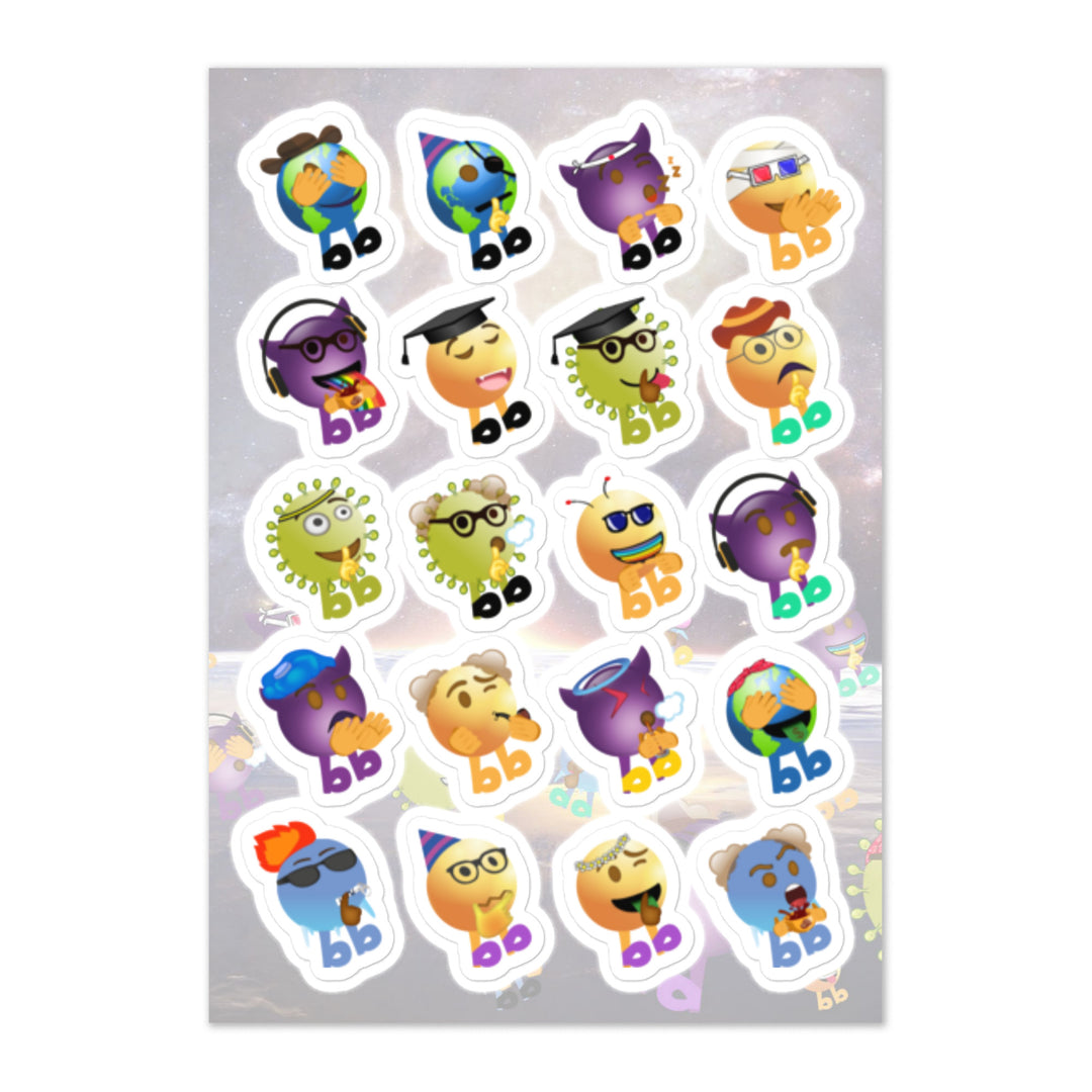 Megabb Buddy Stickers - Emojibb