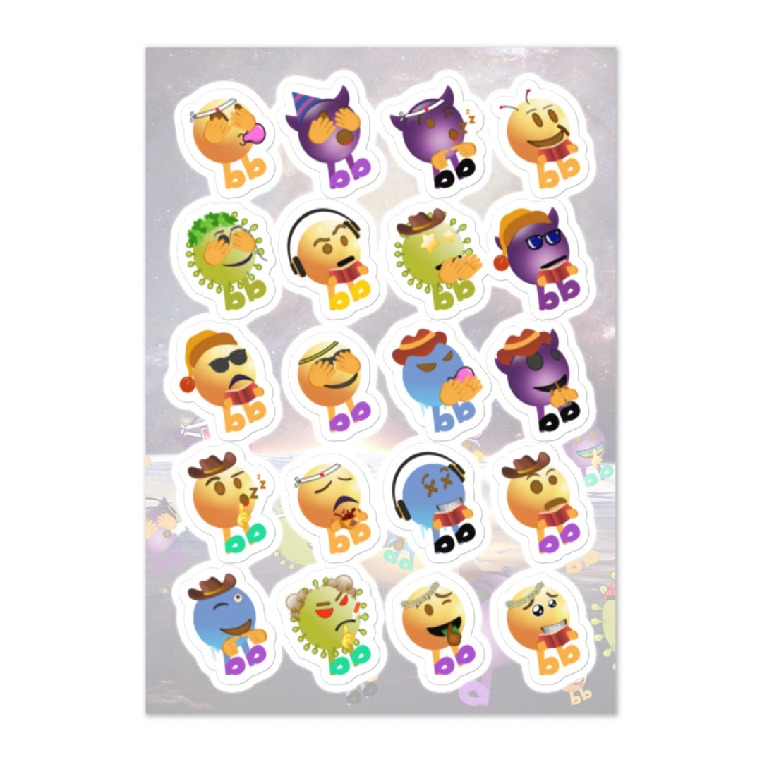 Megabb Buddy Stickers - Emojibb