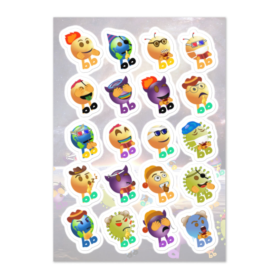 Megabb Buddy Stickers - Emojibb