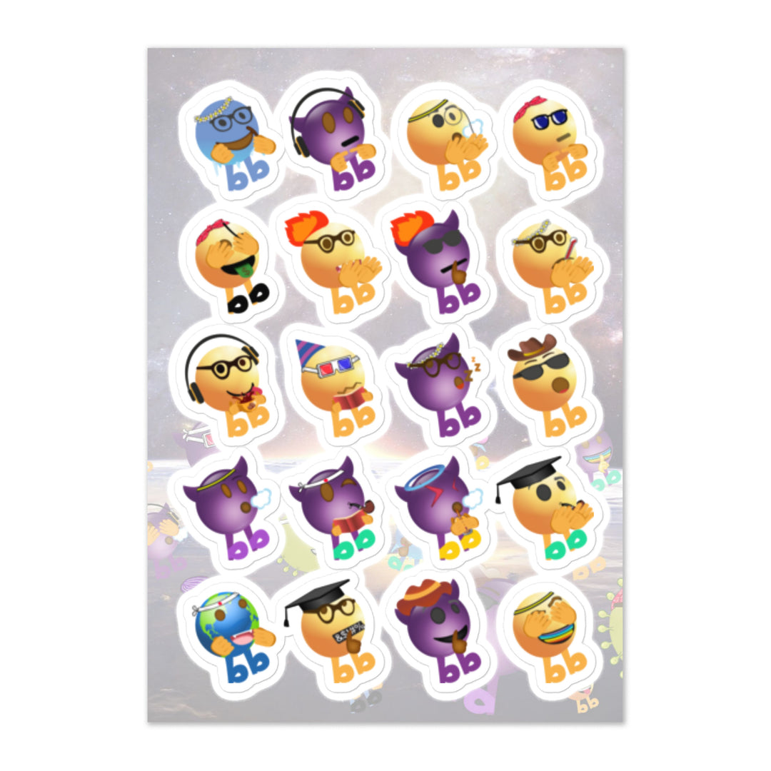 Megabb Buddy Stickers - Emojibb