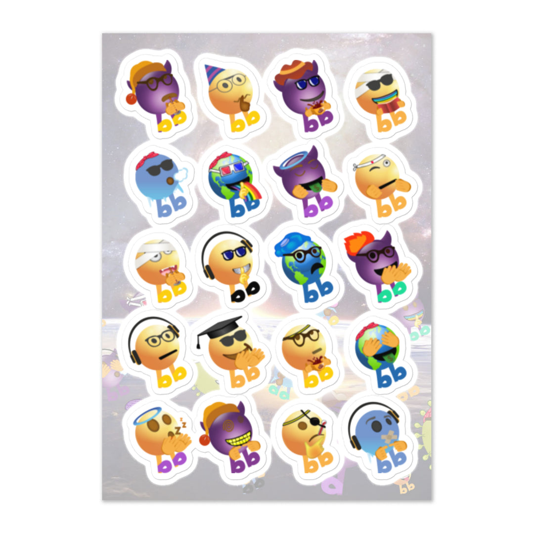 Megabb Buddy Stickers - Emojibb