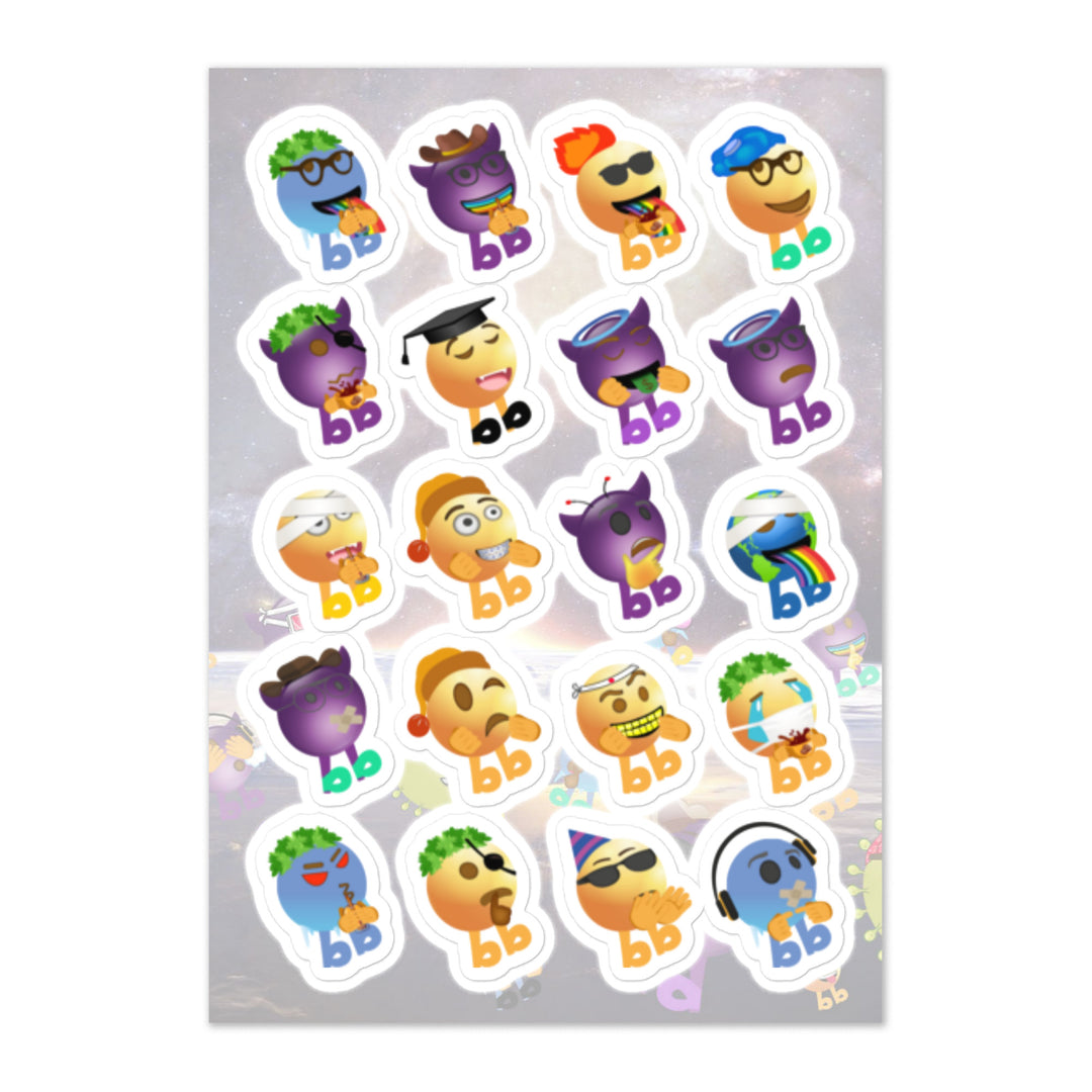 Megabb Buddy Stickers - Emojibb