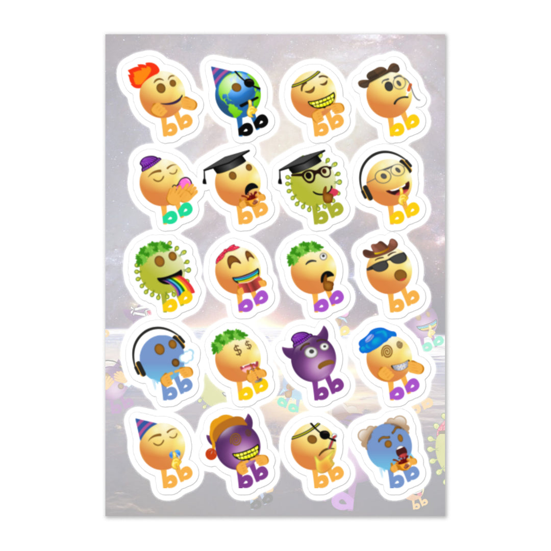 Megabb Buddy Stickers - Emojibb