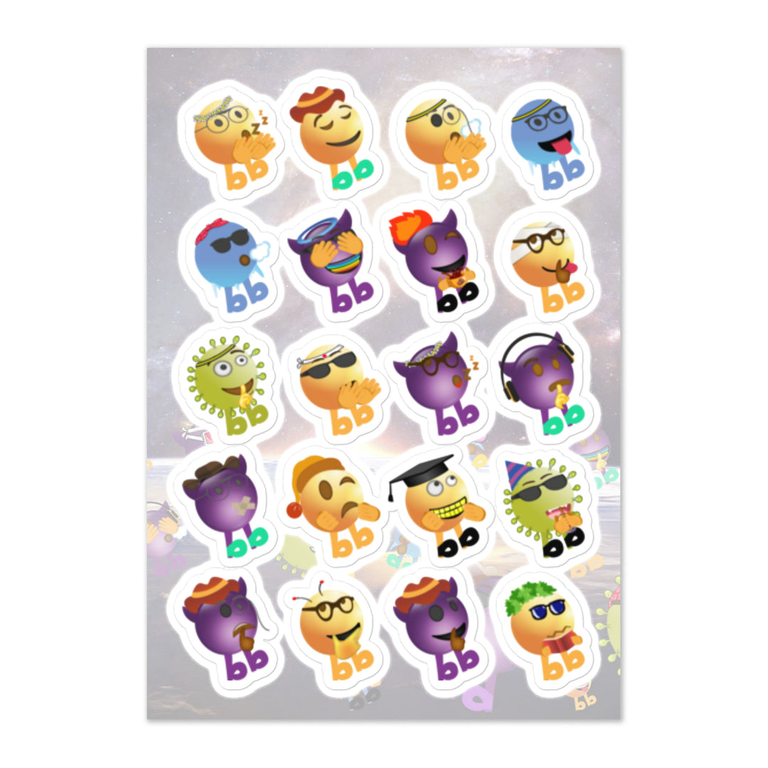 Megabb Buddy Stickers - Emojibb