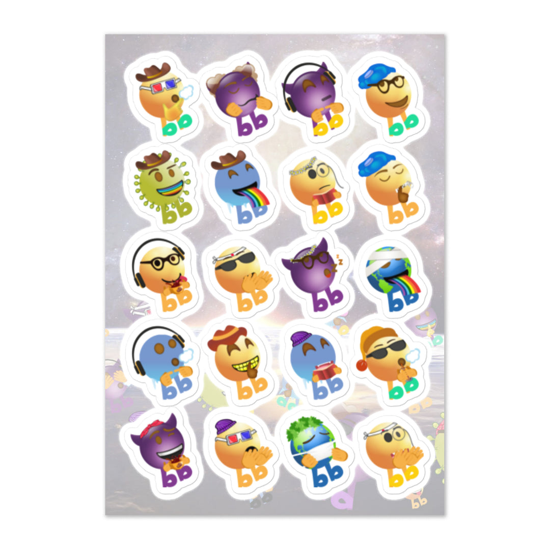 Megabb Buddy Stickers - Emojibb