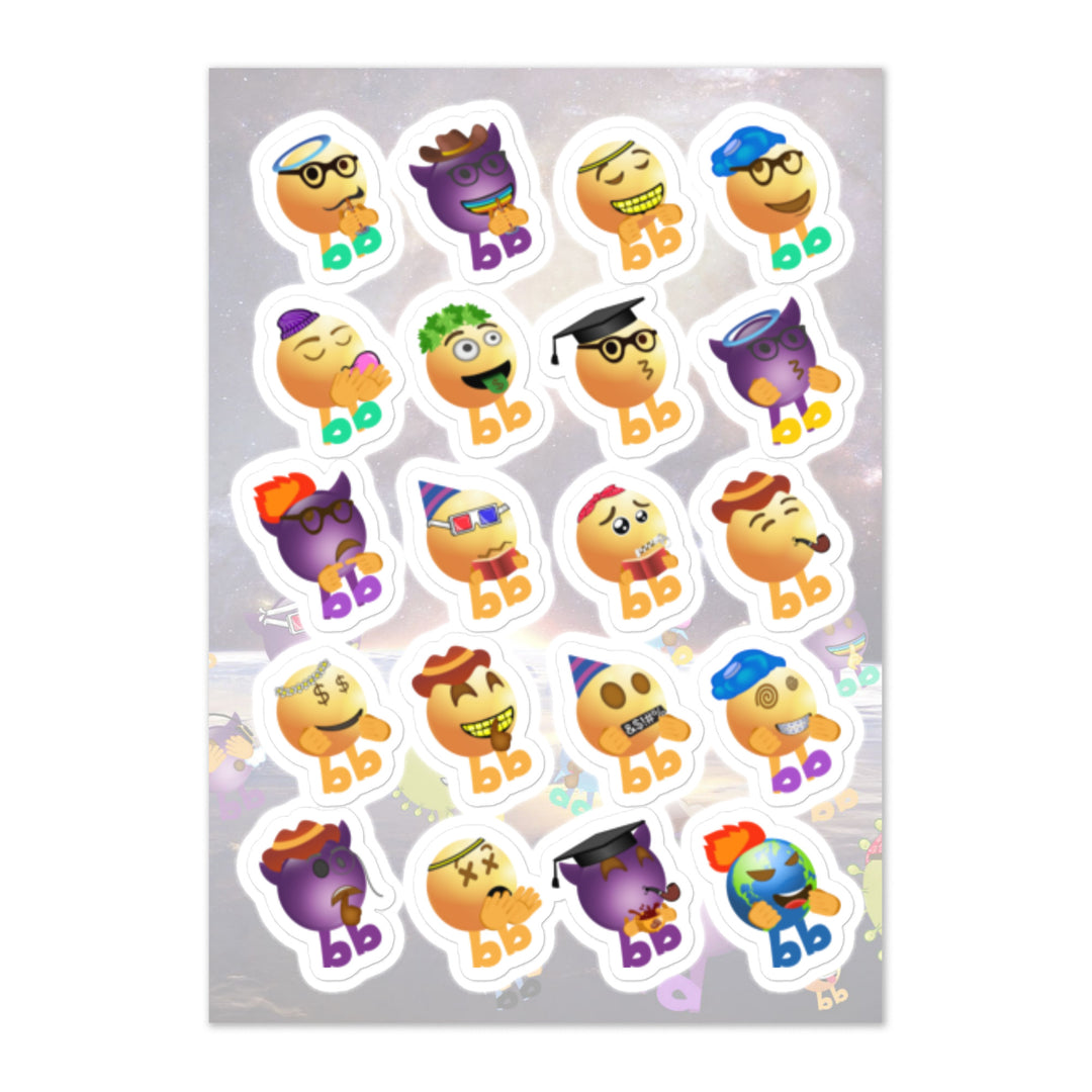 Megabb Buddy Stickers - Emojibb