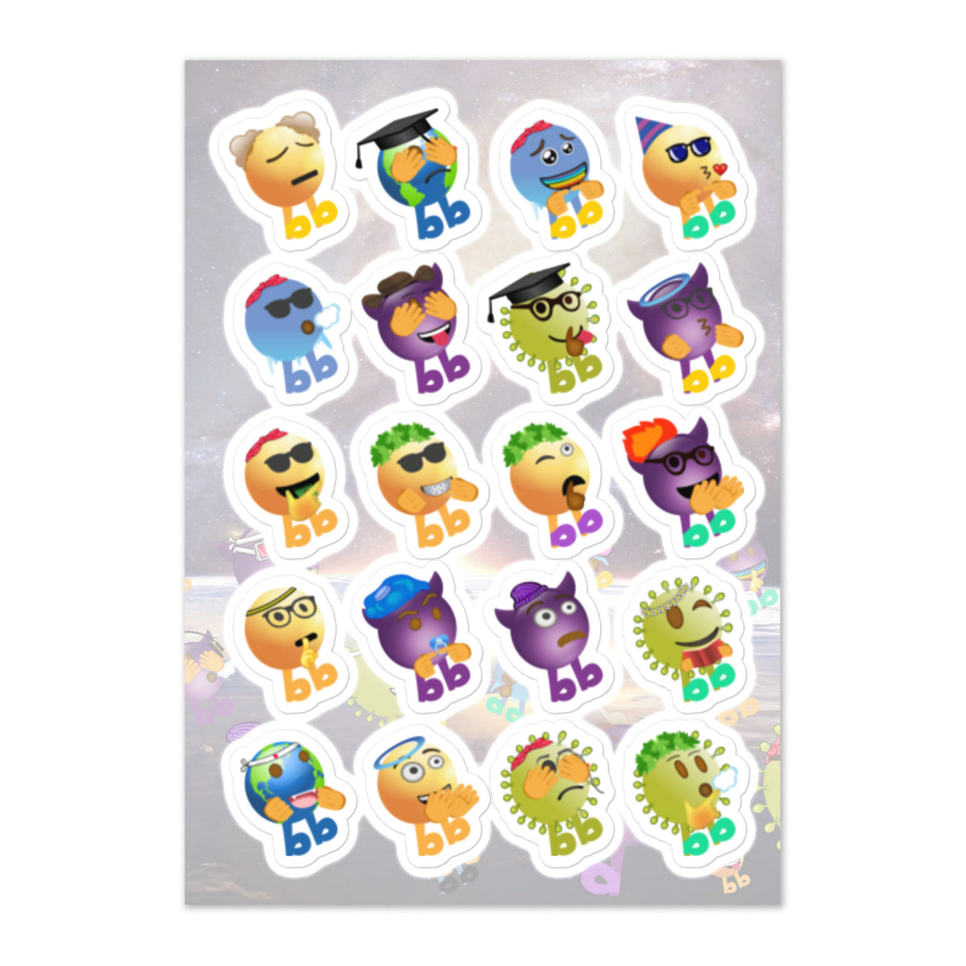 Megabb Buddy Stickers - Emojibb