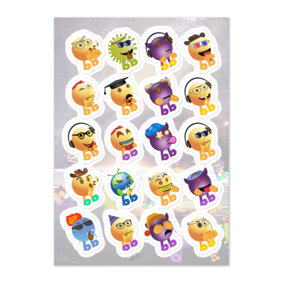 Megabb Buddy Stickers - Emojibb