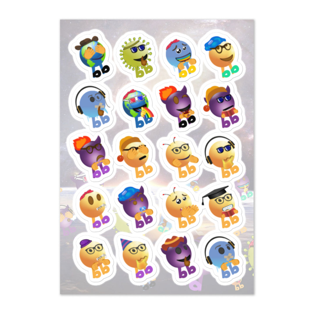 Megabb Buddy Stickers - Emojibb