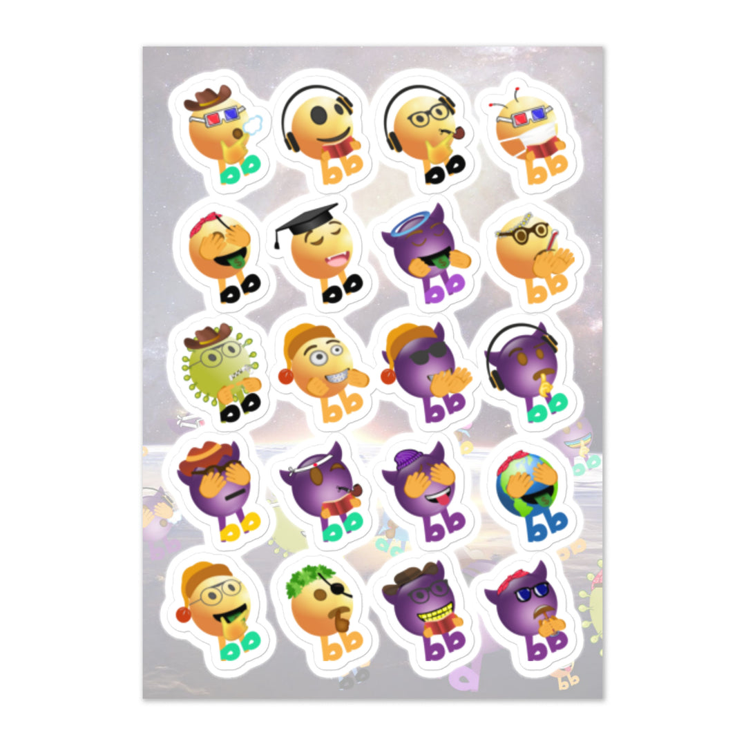 Megabb Buddy Stickers - Emojibb