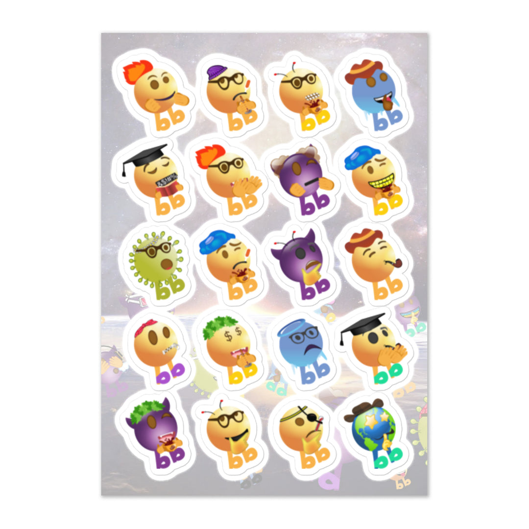 Megabb Buddy Stickers - Emojibb