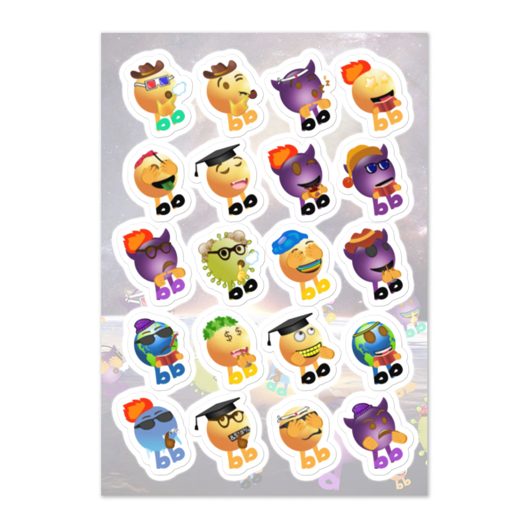 Megabb Buddy Stickers - Emojibb