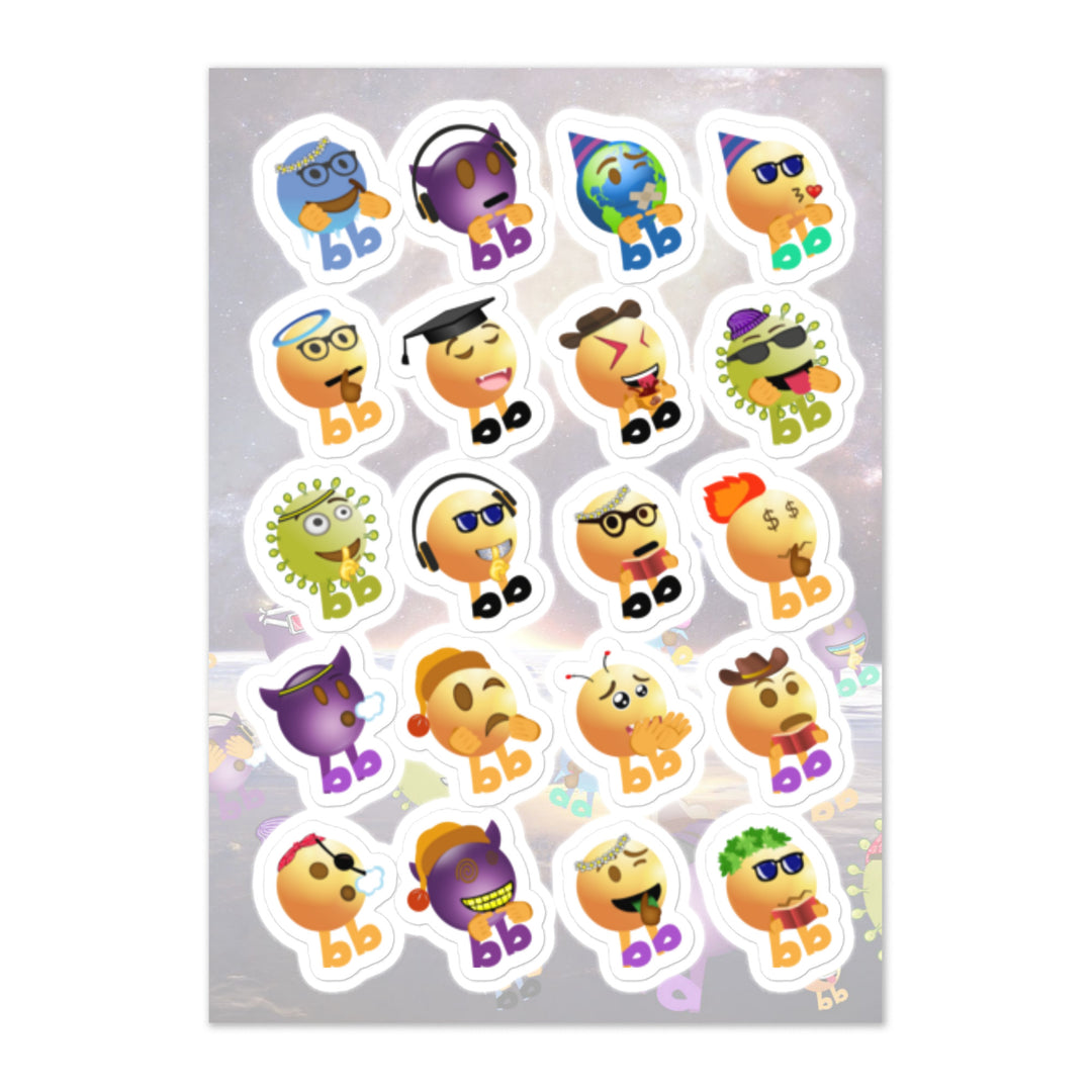 Megabb Buddy Stickers - Emojibb